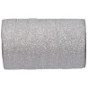 Bolduc pailletté argent, 50m x 10mm Bolduc pailletté argent, 50m x 10mm