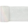 Chemin de table Paillettes, 13cm x 5m, irisé Chemin de table Paillettes, 13cm x 5m, irisé