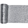 Chemin de table Sequins, 14cm x 3m, argent Chemin de table Sequins, 14cm x 3m, argent