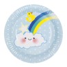 6 Assiettes Baby Boy Ø 23cm 6 Assiettes Baby Boy Ø 23cm