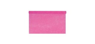 Chemin de table intissé, uni, 0.30 x 10 m, fuchsia