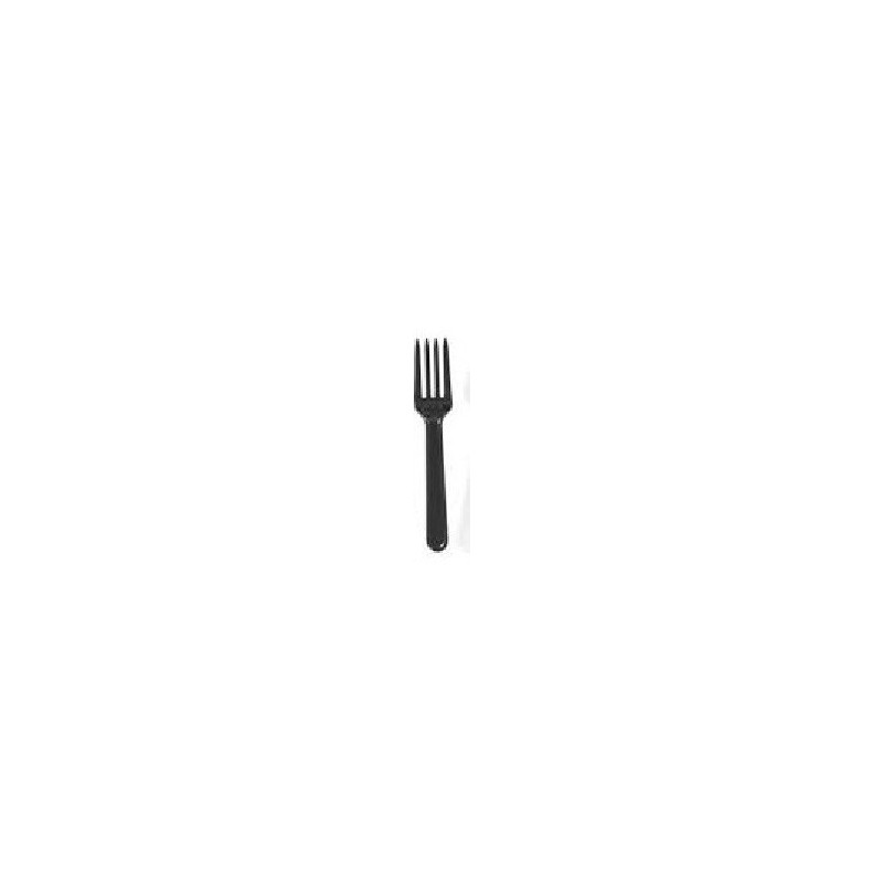 Fourchette mini, biodégradable, noire, 10cm Fourchette mini, biodégradable, noire, 10cm