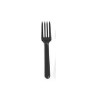 Fourchette mini, biodégradable, noire, 10cm Fourchette mini, biodégradable, noire, 10cm