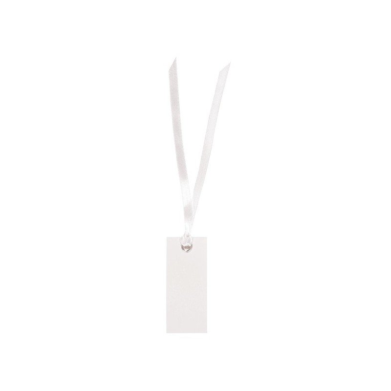 Marque Rechteck Quadrat, weiss Band, Tasche von 12 Stück
