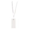 Marque place rectangle, ruban blanc, sachet de 12 pces Marque place rectangle, ruban blanc, sachet de 12 pces