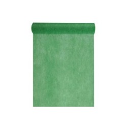 Chemin de table intissé, uni, 0.30 x 10 m, vert sapin