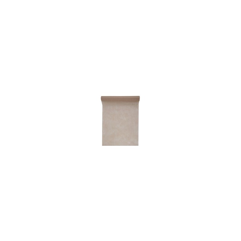 Chemin de table intissé, uni, 0,30 x 10 m, taupe Chemin de table intissé, uni, 0,30 x 10 m, taupe