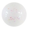 10 Boules pailletées Ø 3-4-6 cm, blanc