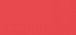 250 Cocktail-Servietten 24x24 rot