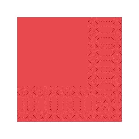 250 Cocktail tovaglioli 24x24 rosso