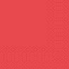 250 Serviettes coktail  24x24 rouge