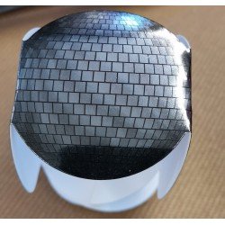 6 portatovaglioli, argento, cartoncino