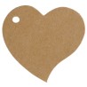 10 segna posto, cuore, 4 x 4 cm, kraft 10 segna posto, cuore, 4 x 4 cm, kraft