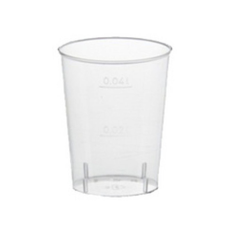 50 Verres à liqueur, PP, 0.40dl, opaque. 50 Verres à liqueur, PP, 0.40dl, opaque.