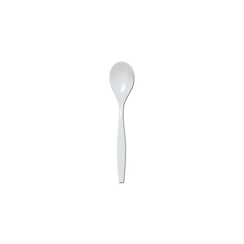 Cuillère à dessert, thé, café en SAN, longueur 150mm, blanche