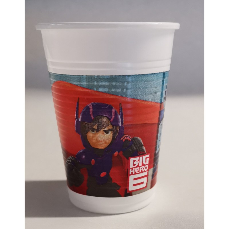 8 gobelets Big Hero 6, 2dl 8 gobelets Big Hero 6, 2dl