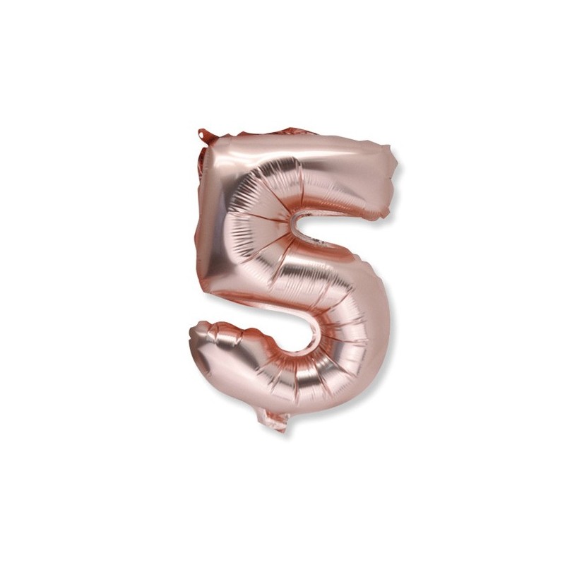 Palloncino metallico numero 5