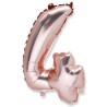 Palloncino metallico numero 4