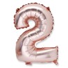 Palloncino metallico numero 2 Palloncino metallico numero 2