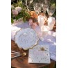 20 Serviettes baby shower, Girl rose, 16,5 x 16,5 cm 