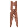 12 pinces bois or, dimensions 3.5 cm