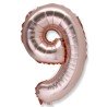 Palloncino metallico numero 9