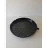 5 piatti rotondi in pet nero 285 (337) x H 20mm con copertura a cupola trasparente, 285 (326) x H40mm 5 piatti rotondi in pet nero 285 (337) x H 20mm con copertura a cupola trasparente, 285 (326) x H40mm