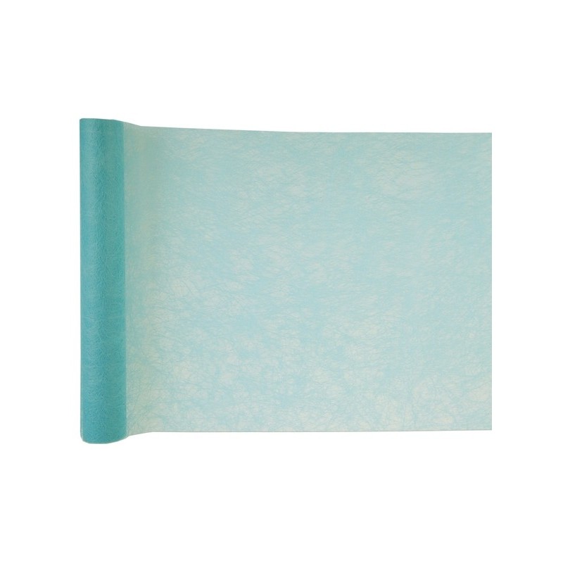 Chemin de table fanon, mint, 30 cm x 5 mètres   Chemin de table fanon, mint, 30 cm x 5 mètres