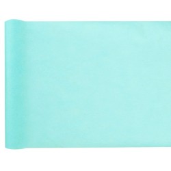 Chemin de table intissé, uni, 0.30 x 10 m, mint