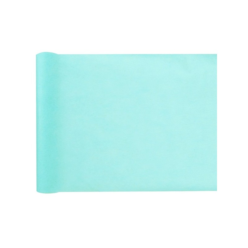 Chemin de table intissé, uni, 0.30 x 10 m, mint Chemin de table intissé, uni, 0.30 x 10 m, mint