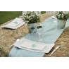 Chemin de table intissé, uni, 0.30 x 10 m, mint Chemin de table intissé, uni, 0.30 x 10 m, mint
