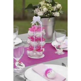 Portant arbre, métal, blanc ,sachet de 1 pièce