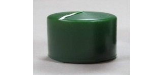 Candela cilindrica 100 x Ø 50 mm 20 h verde