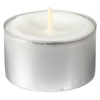 1 Bougie réchaud, 8 h Ø 39 mm  Blanc