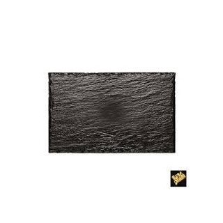 1 piatti Ps nere, modello ardesia, 300x158mm