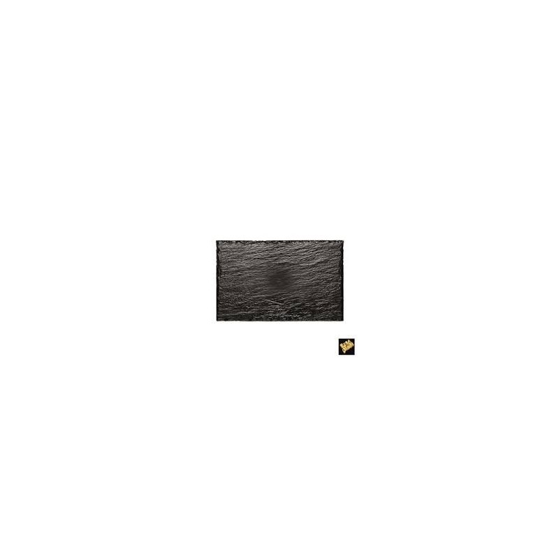 1 piatti Ps nere, modello ardesia, 300x158mm 1 piatti Ps nere, modello ardesia, 300x158mm