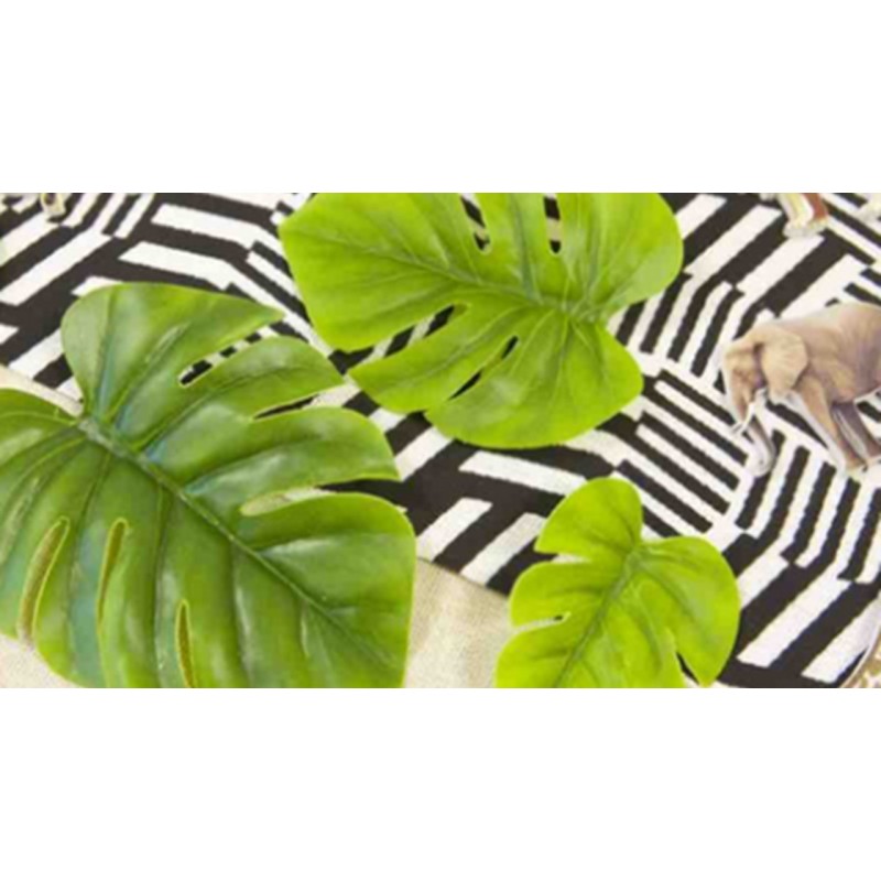 6 Feuilles Monstera, 3 tailles 10 x 8 cm, 8,5 x 7 cm, 6 x 4,5 cm 6 Feuilles Monstera, 3 tailles 10 x 8 cm, 8,5 x 7 cm, 6 x 4,5 cm