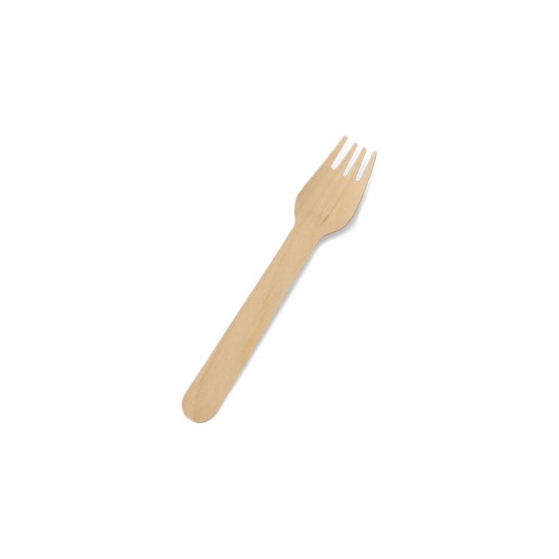 100 Holzgabeln, 16 cm