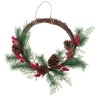1 Corona di frutti di bosco, legno e plastica, Ø 40 cm x 12 cm 1 Corona di frutti di bosco, legno e plastica, Ø 40 cm x 12 cm