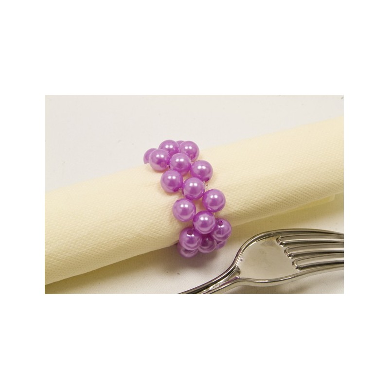 Rond de serviette en perles