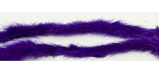 Guirlande de table plumes, 1,8 mètres, prune