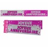 Glitzerbanner, rosa, 61 x 16 cm Glitzerbanner, rosa, 61 x 16 cm