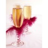 Sachet de 20 plumes framboise Sachet de 20 plumes framboise