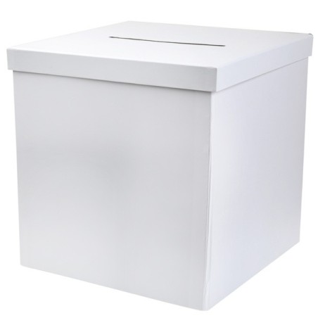 1 Tirelire blanche 20 x 20 x 20 cm