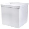 1 Tirelire blanche 20 x 20 x 20 cm