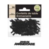 Confettis noir "joyeux anniversaire" Eco responsable papier Confettis noir "joyeux anniversaire" Eco responsable papier