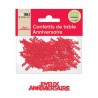 Confettis rouge "joyeux anniversaire" Eco responsable papier Confettis rouge "joyeux anniversaire" Eco responsable papier