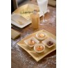 8 Assiettes plate, 23 x 23 cm, or 8 Assiettes plate, 23 x 23 cm, or