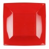 8 piatti piani, 23 x 23 cm, rosso 8 piatti piani, 23 x 23 cm, rosso