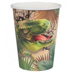 10 Gobelets dinosaure 27cl